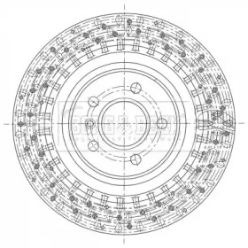 BORG & BECK bbd5436 -  Тормозной диск
